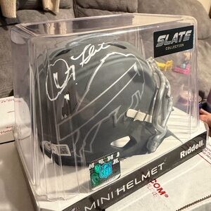Doug Flutie Buffalo Bills signed mini helmet